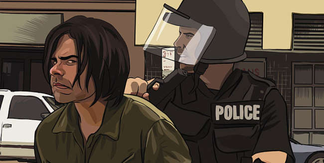 A Scanner Darkly screen capture