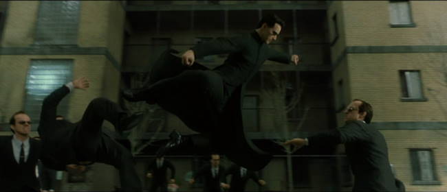 Matrix Reloaded screen capture