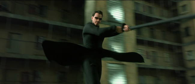 Matrix Reloaded screen capture