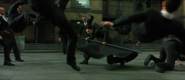 Matrix Reloaded screen capture