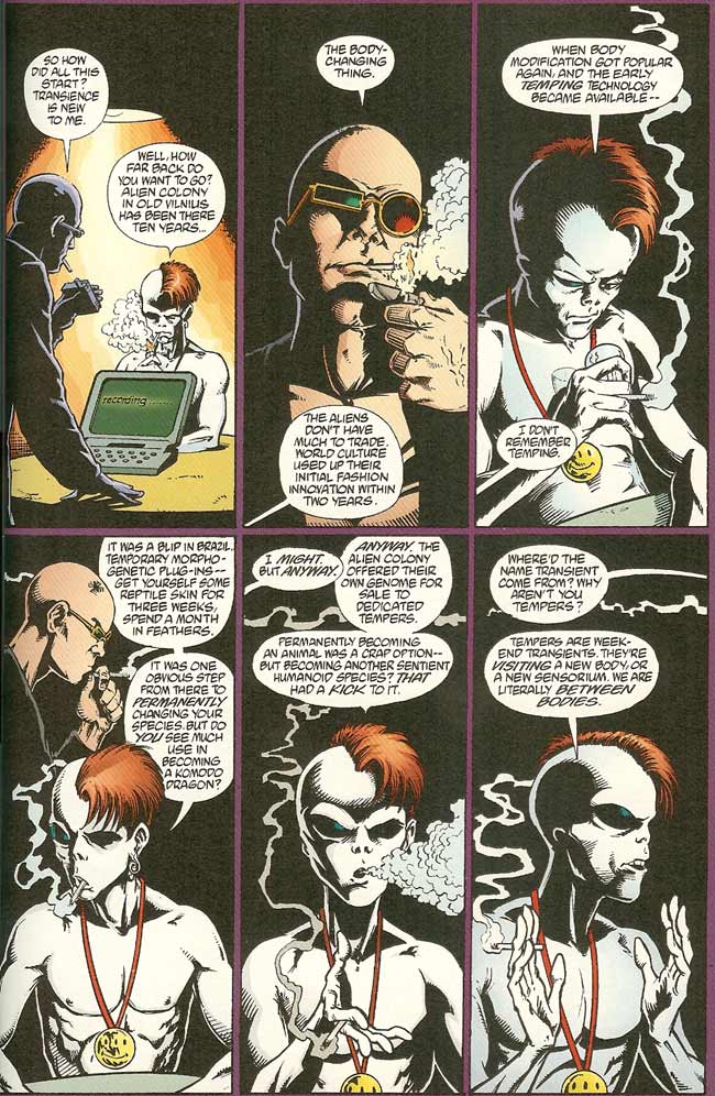 Transmetropolitan page scan